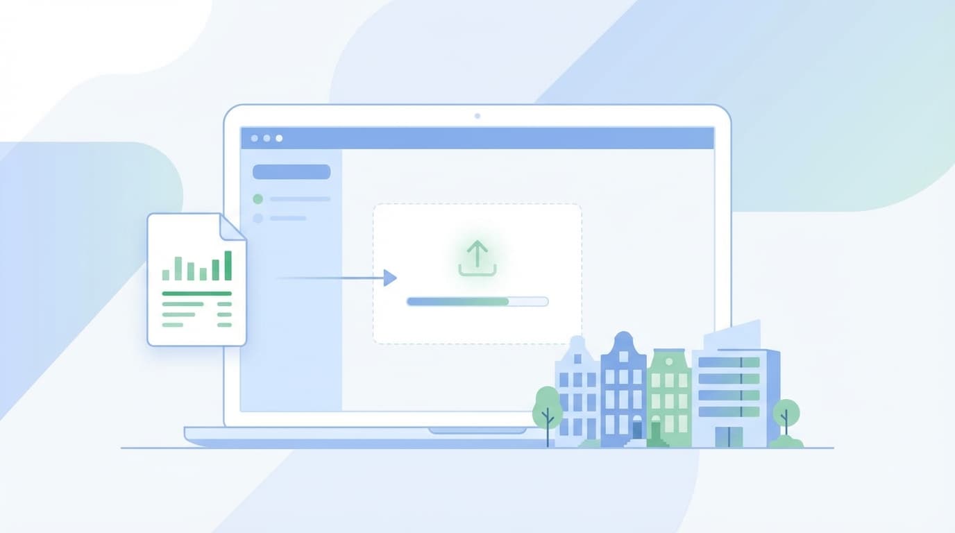 Transacties uploaden voor je spaarrekening